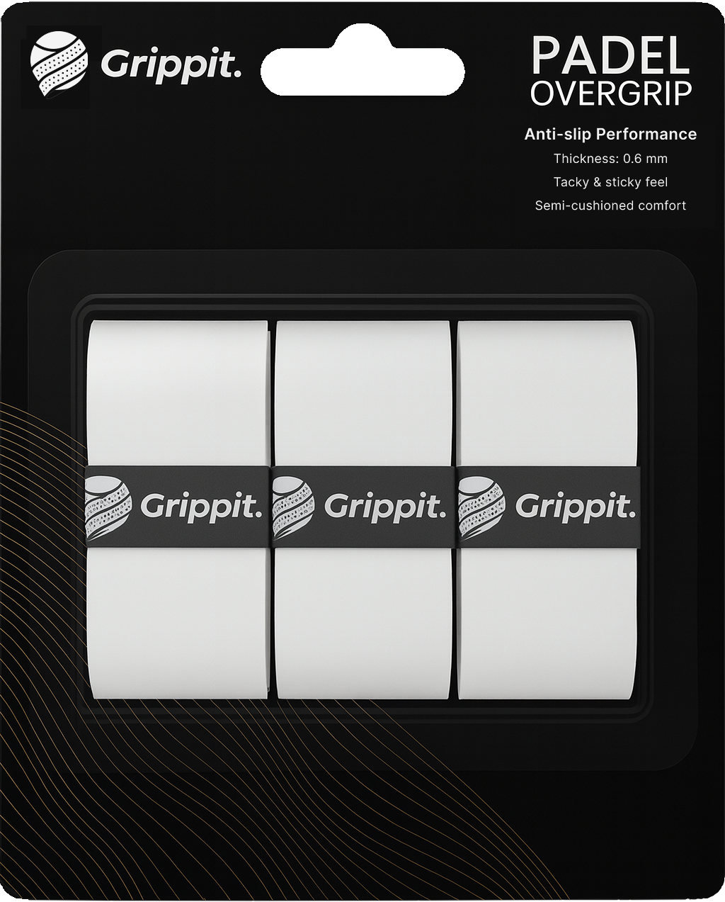 Grippit Padel Overgrip Pack of 3
